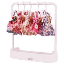 17 厘米拉绳毛绒娃娃收纳衣架，娃娃衣服晾衣架，毛绒娃娃衣架 15/20 厘米娃娃衣服展示架（包括 5 个衣架 + 1 个大架子） - 彩色 - 查看 4