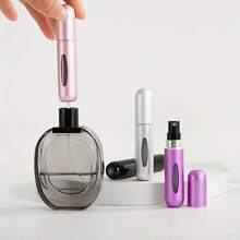 0.41 Oz Reusable Mini Perfume Spray Bottle, Portable Refillable Cosmetic Travel Dispenser - 紫色 - 查看 4