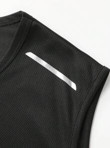 Conjunto de 3 piezas de camisetas sin mangas deportivas y de fitness para hombres, camisetas de entrenamiento de verano delgadas para exteriores y running con tiras reflectantes, ropa casual de playa de un solo color