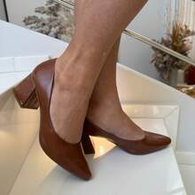 SHOW SHOW 5 CM BLOCK HEEL PUMP - NAPA CARAMEL - View 1