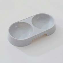 Comedero doble popular tipo macaron para mascotas, tazón de agua para gatos, comedero para perros, suministros para mascotas