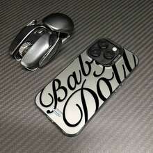 Funda para teléfono 1 pieza Compatible con 16 Pro Max, 16 Plus, 16 Pro, 16, así como todas las series de 15, 14, 13, 12 y 11, esta nueva y elegante funda para teléfono presenta un impresionante diseño láser IMD degradado. Ofrece resistencia a los golpes y apoyo antideslizante. - Negro - Ver 3