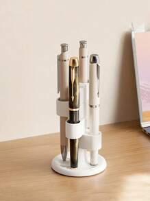 1pc/3pcs Creative Rotating Pencil Holder, Space-Saving Design, Elegant & Refined, Suitable For Back-To-School Season,For School Supplies,Back To School