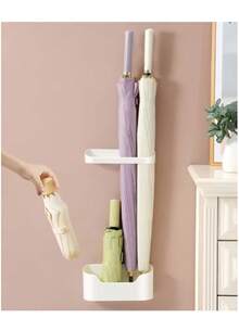 Umbrella Storage Rack, Home Door, Non Perforated Wall Mounted, Entrance Door, Long And Short Umbrellas, Drain Storage Rack