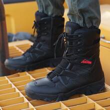 Men's High-Top Outdoor Camping Hiking Boots, Breathable Casual Comfortable Hiking Shoes