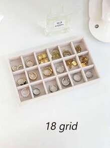 7-lagige Samtverschlusskasten, Acryl-Schmuckaufbewahrungsbox, Aufbewahrungsbox mit Deckel, Schubladenartiger Aufbewahrungskasten für den Schreibtisch, transparente Schmuckaufbewahrungsbox, Samtschmuckaufbewahrungsbox, Ohrring, Ring, Armband Präsentationsbox, Ohrringaufbewahrungsbox, Kosmetikaufbewahrungsbox, Schmuckkasten für Frauen, Schmuckkasten, Geschenkbox, Geschenk für Frauen, Schmuck für Frauen, Bastelaufbewahrungsbox, Geschenk zu Feiertagen
