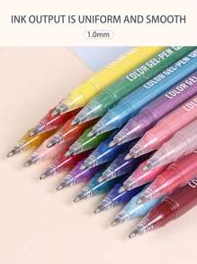 Languo 88 Colors Burst Flash Color Neutral Pen Set Jumbo Capacity Metallic Glitter Gel Pens, Flash Special Effects Highly Attractive Drawing Handbook Pen Highlighter 1mm, Elementary School Students Art Drawing Special Diy Drawing Book Can Be Stacked Color Impermeable Paper High Capacity Highlighter Highlighter Gel-Pen Hand Drawing Pen Can Be Used For Student Marking, School Supplies, Back To School