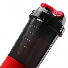 1pc Plastic Protein Powder/Smoothie Shaker Bottle, Sports Water Cup For Fitness - Purple - View 11