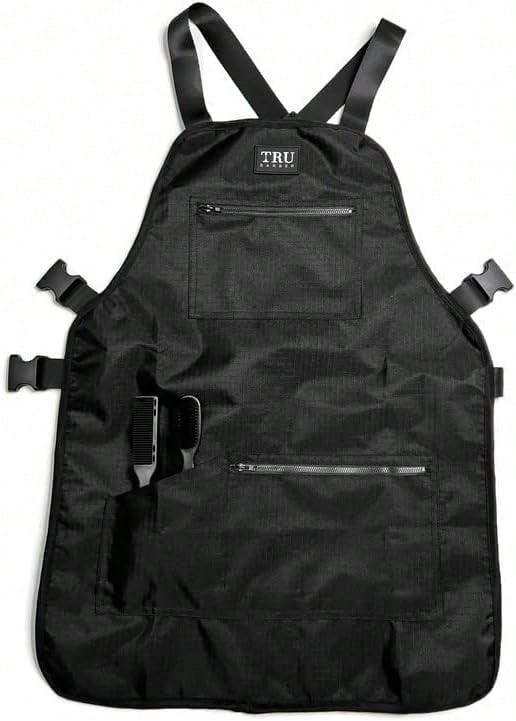 Professional Apron, Barber Apron, Hair Stylist Apron, Tools Apron, Women/Men (Black) - Multicolor - View 1