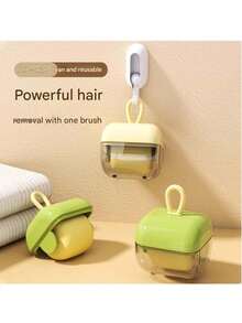 1pc Mini Washable Portable Lint Roller, Powerful Cleaner Suitable For Bed, Clothes, Sofa, Desk And Various Surfaces, Washable Sticky Roller, Multi-Functional Portable Hair Remover, Pet Hair Cleaning Tool, Washable Sticky Roller, Powerful Portable Hair & Dust Cleaner - Multicolor - View 5