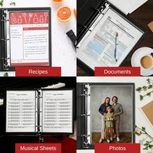 1000 Bulk Sheet Protectors, 8.5 X 11 Inch Clear Page For 3 Ring Binder, 35 Micron Plastic Sheet Sleeves, Durable Top Loading Paper Protector With Reinforced Holes Archival Safe - 1_ - View 2