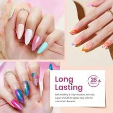 Beetles Gel Nail Polish Kit With U V Light 97Pcs Travel Holiday 45 Colors Gel Polish Set With Nail Stamp Nail Tips Base Top Coat All Season Gel Polish Starter Kit Gift For Women - 0 - 36色自由旅程 - 查看 5