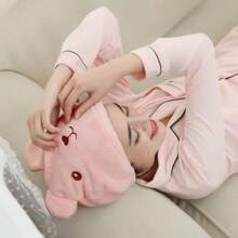 1pc Cartoon Teddy Bear Dry Hair Cap Absorbs Water And Thickens Hair For Adults. Quick Drying Bag, Headscarf, Shower Cap, Dry Hair, Shampoo Towel,Bonnet,Shower Cap,Hair Products And Accessories For Barber Salon Beauty Travel Essentials Back To School