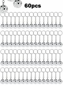 2/5/10 peças Mini Chaveiro Bola de Discoteca Brilhante, Chaveiro, Anel, Bolsa, Mochila, Enfeite, Pendente de Telefone, Presente para Mulheres, Presente de Casamento, Presente de Festa