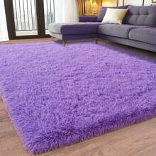 1 pièce, Tapis de zone doux pour chambre à coucher moelleux, tapis moelleux antidérapant à poils longs et doux pour le chevet, tapis de salon tie-dye pour filles enfants bébé adolescent dortoir décoration maison, tapis de chambre à coucher salon nurserie décoration de pièce