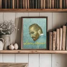 1pc Vincent Van Gogh-Style Portrait In Oil Painting Prints Canvas Painting " Van Gogh Portrait In Oil - Painting Style " Decor For Bedroom ,Living Room ,Office Room ,Wall Decor