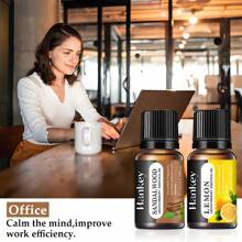 1 Pezzo da 0,34 fl. once Olio essenziale aromaterapico idrosolubile a lunga durata, fragranza rinfrescante e non irritante, aiuta a purificare l aria, calmare la mente e rilassare, adatto per salotti, camere da letto, bagni, uffici, interni di auto ecc. Compatibile sia con pietre per diffusori che con macchine per aromi, senza alcol