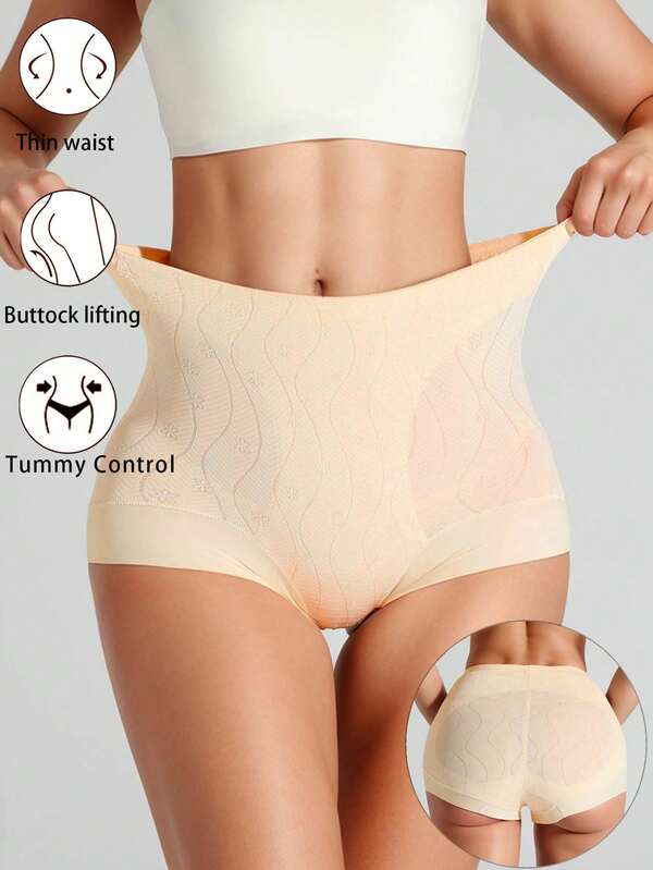 Women's High Waist Seamless Slimming Shaping Compression Tummy Control Leggings