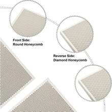 Ladrillos refractarios de panal cuadrado para procesamiento de soldadura de joyería de oro, plata y cobre, placa de soldadura redonda con aislamiento térmico - Pequeño - Ver 2