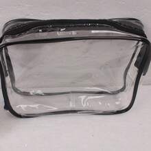 Large Toy Storage Bag, Multi-Purpose Zipper Transparent PVC Waterproof Travel Case For Blocks, Puzzles, Student Books, Toiletries, Cosmetics, Square & Rectangular, Plastic Material, Suitable For Home & Travel Organization, Valentine's Day & Wedding Gifts - Multicolor - View 9