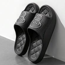 Pantuflas antiolor, sandalias de ducha para baño, pantuflas suaves con suela gruesa antideslizante para uso en interiores