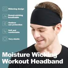 Men's Running Headbands (4 Or 6 Pack, Men's Elastic Headbands For Football, Cycling, Basketball, Yoga, Gym Exercise Unisex Quick Dry Sweatband - Multicolor - View 4