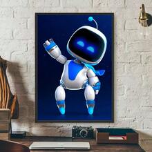 1 件游戏可爱 A-Astro B-Bot 卡哇伊海报防水墙贴适用于酒吧客厅复古装饰高品质印刷礼物无框 - 彩色 - 查看 12