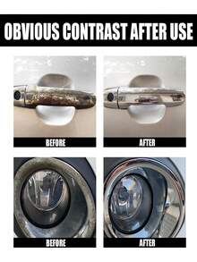 1pc/30ml Car Wheel Rust Remover, Auto Paint Rust Stain Cleaner And Brightener, Rust Converter