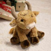 丛林动物毛绒玩具 - 柔软的填充动物（狮子、考拉、大象、浣熊、熊）适合儿童和幼儿，9 英寸可爱野生动物毛绒玩具，婴儿洗澡礼物和育儿室装饰，圣诞装饰 - 彩色 - 查看 14