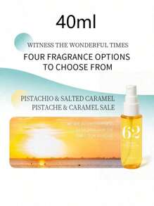 4/1 pièce Spray d'aromathérapie numérique de plage 40 ml, un incontournable pour les vacances, parfum pour femmes, aromathérapie longue durée sans brûlure, désodorisant longue durée, portable - convient pour les chambres, désodorisant d'intérieur/extérieur