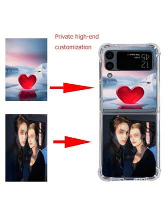 DIY Personalized Customization Suitable For System Models ZFLIP3, ZFLIP4, ZFLIP5, ZFLIP6 - Lifestyle Photos, Couple Photos, Hobby Photos Can All Be Customized Into Your Desired Phone Case