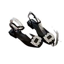 Women Heeled Sandals - 黑色 - 查看 7