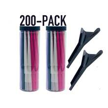 200-Pack Natural Pre-Rolled Cone Rolling Papers - KingSize Ultra Thin & Slow Burning With Tips/Tubes/Loader, Trumpet Shape For Easy Rolling - Perfect Valentine's Day & Holiday Gift Set For Smokers - 彩色 - 查看 2