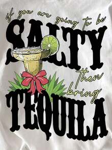 Koszulka damska TaskSense z okrągłym dekoltem i krótkim rękawem, modna na lato - Biały - Zobacz 5