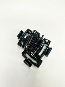 5pcs Square Hair Clips For Women, Solid Color Small Size Suitable For Daily Use Hair Claws Claw Clips Hair Jaw Clip Hair Clamps Hair Clutch Hair Catcher Clip