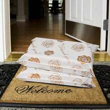 Thank You Poly Mailers 10x13 Inch 25 Pcs - Gold Rose Printed Shipping Bags For Clothing - Waterproof And Tear Resistant Mailing Envelopes - Self-Sealing Packaging Bags For Small Business - Thank You Rose - View 5