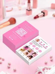 个性化美容院、美发沙龙和美甲店名片，定制双面印刷会员卡，300克铜版纸，DIY名片，美容名片，化妆师名片，美发沙龙名片，睫毛名片，美甲师名片，网红名片，时尚，返校季定制礼品，高中生、大学生、大一、大二、低年级学生适用，多功能，装饰性强，可重复使用，现代，色彩丰富，可爱，复古，卡通，卡哇伊，定制，个性化，独特，员工，客户，学生，商务/工作/办公，学校，DIY - Style C - 查看 2