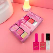 Good Nails New York Set de Esmaltes en Gel Bubble Gum 6 Colores Set de Esmaltes Gel Uñas Good Nails New York Bubble Gum Nail Art 6 Colores Larga Duración Profesional Beauty Collection - Multicolor - Ver 7