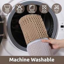 Waffle Bath-Mat, Absorbent Bath Mats For Bathroom Non Slip, Machine Wa - 1 - View 7