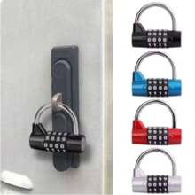 Lucchetto a combinazione a 4 cifre per impieghi gravosi, lucchetto di sicurezza resistente alle intemperie, lucchetto di sicurezza per palestra all'aperto