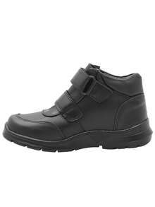 Bota Escolar Casual Niño Bambino Piel - Negro - Ver 3