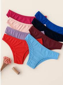 Kit Of 10 Women's Microfiber Comfort Panties | Assorted Colors 100% Cotton Lining