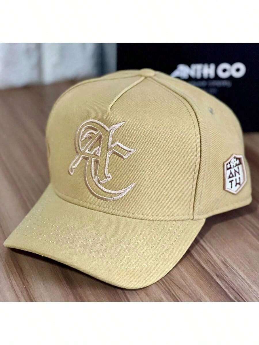 Original Anth Co Curved Brim Hollow Out Lettering Snapback Cap - 裸體 - 查看 1