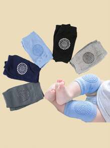 5 Pairs Baby Crawling Knee Pads, Non-Slip Neutral Infant Knee Pads, Creative Baby Knee Pads Gift