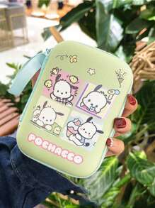 Limited Edition Sanrio Hello Kitty & Kuromi Cute Cartoon EVA Storage Bag - Portable Cable Organizer, Charger Carry Case, Earphone & USB Drive Storage Pouch With Handle And Zipper