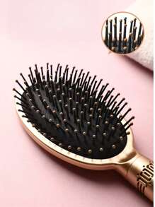 3pcs Set: Square Air Cushion Comb + Round Air Cushion Comb + Curling Comb - 1 Comb, Styling Comb, Haircut Comb, Curling Comb, Air Cushion Comb, Pointed Tail Comb, Massage Comb, Bone Comb, Detangling Brush, Massage Tool, Hair Coloring Brush, Head Massaging Scratcher, Easily Glides Through Tangles, Plastic Detangling Tool, Blow Dry & Straighten, Oval Hair Pad Brush, Suitable For Thick/Curly/Fine/Long/Short Hair Dry & Wet, Suitable For Women And Men, Air Cushion Anti-Static Comb, Plastic Massage Anti-Static Hair Brush, Practical Hair Care, SPA Head Massager, Home Curling Hair Comb