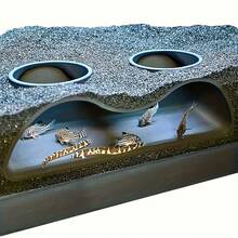 1 件装水族馆逃生场景装饰隧道，适用于鱼缸、水族馆景观装饰