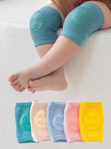 5 Pairs Baby Crawling Knee Pads, Non-Slip Neutral Infant Knee Pads, Creative Baby Knee Pads Gift