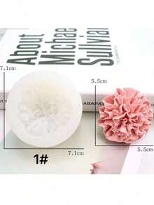 Floral Wax Mold For Multipurpose Household Candle Making