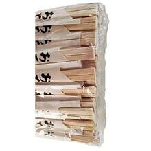 King Vaga palillos chinos biodegradables, paquete 100 piezas de 20 cm, higiénicos, ideales para sushi, reuniones, utensilio ecológico reciclable para cocina y restaurante - Madera - Ver 4